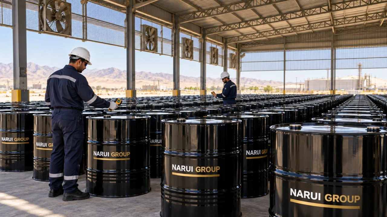 NARUI GROUP – Bitumen Packaging and Export in Steel Drums (5)